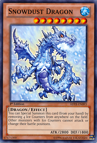 Snowdust Dragon - ABYR-EN093 Common 1st Edition