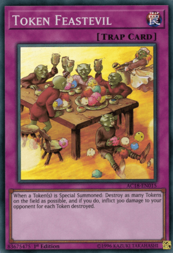 Token Feastevil - AC18-EN015 Super Rare 1st Edition