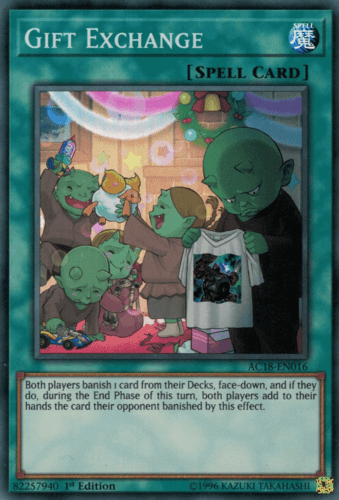 Gift Exchange - AC18-EN016 Super Rare 1st Edition