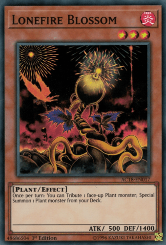 Lonefire Blossom - AC18-EN017 Super Rare 1st Edition