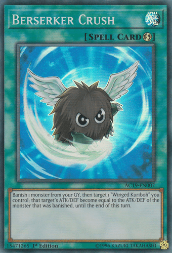 Berserker Crush - AC19-EN007 Super Rare 1st Edition