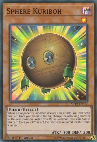 Sphere Kuriboh - AC19-EN012 Super Rare 1st Edition