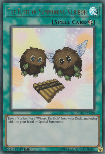 The Flute of Summoning Kuriboh - AC19-EN020 Ultra Rare 1st Edition