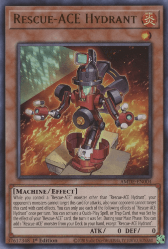 Rescue-ACE Hydrant - AMDE-EN004 Collector's Rare 1st Edition