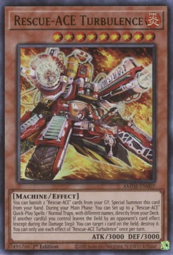 Rescue-ACE Turbulence - AMDE-EN007 Ultra Rare 1st Edition