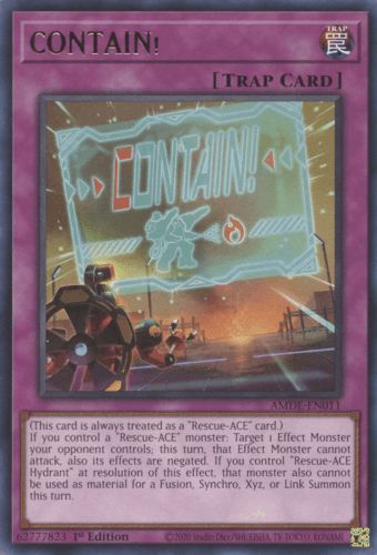 CONTAIN! - AMDE-EN011 Rare 1st Edition