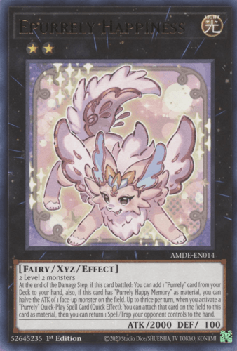 Epurrely Happiness - AMDE-EN014 Rare 1st Edition
