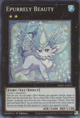 Epurrely Beauty - AMDE-EN015 Super Rare 1st Edition