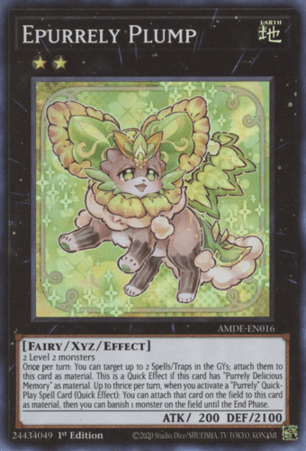 Epurrely Plump - AMDE-EN016 Super Rare 1st Edition