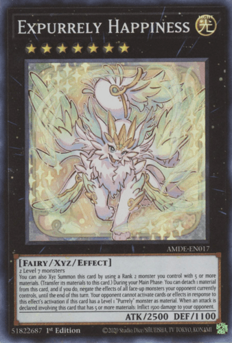 Expurrely Happiness - AMDE-EN017 Collector's Rare 1st Edition