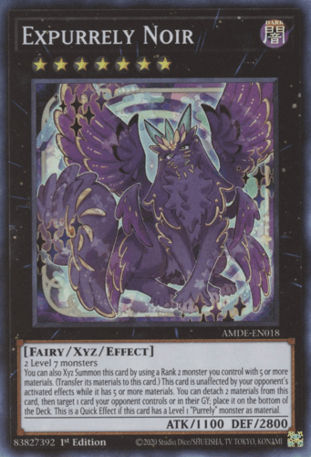 Expurrely Noir - AMDE-EN018 Super Rare 1st Edition