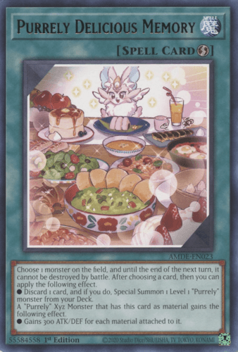 Purrely Delicious Memory - AMDE-EN023 Rare 1st Edition