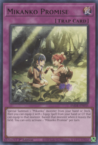 Mikanko Promise - AMDE-EN035 Rare 1st Edition