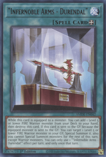 "Infernoble Arms - Durendal" - AMDE-EN042 Rare 1st Edition