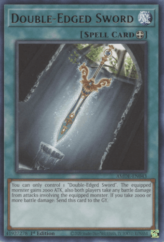 Double-Edged Sword - AMDE-EN043 Rare 1st Edition