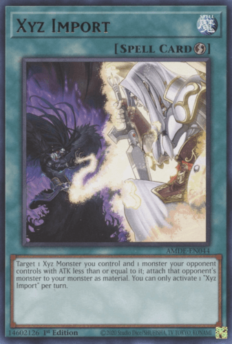 Xyz Import - AMDE-EN044 Rare 1st Edition