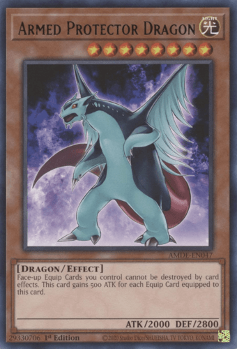 Armed Protector Dragon - AMDE-EN047 Rare 1st Edition