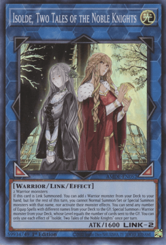 Isolde, Two Tales of the Noble Knights - AMDE-EN052 Super Rare 1st Edition