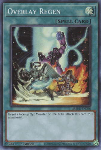 Overlay Regen - AMDE-EN056 Super Rare 1st Edition
