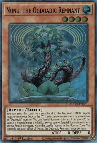 Nunu, the Ogdoadic Remnant - ANGU-EN001 Super Rare 1st Edition