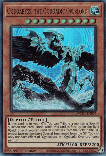 Ogdoabyss, the Ogdoadic Overlord - ANGU-EN009 Ultra Rare 1st Edition
