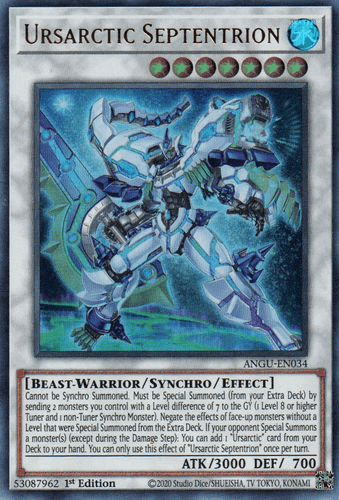 Ursarctic Septentrion - ANGU-EN034 Ultra Rare 1st Edition