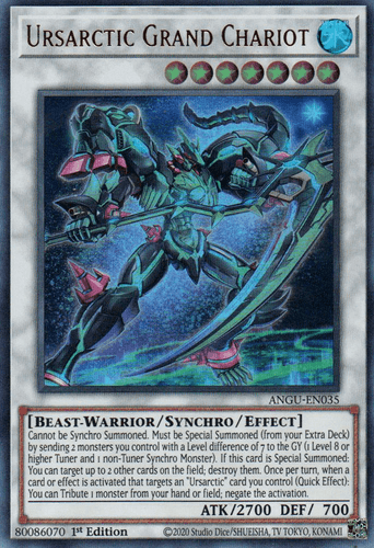 Ursarctic Grand Chariot - ANGU-EN035 Ultra Rare 1st Edition