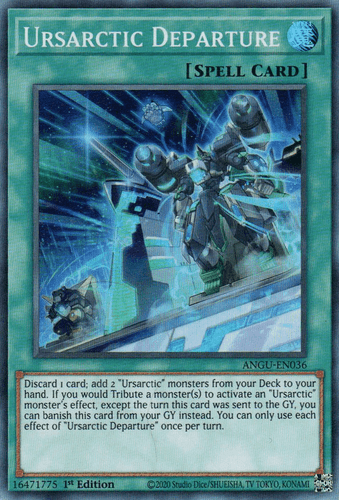 Ursarctic Departure - ANGU-EN036 Super Rare 1st Edition