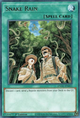 Snake Rain - ANGU-EN051 Collector's Rare 1st Edition