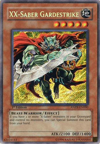 XX-Saber Gardestrike - ANPR-EN000 Secret Rare Unlimited