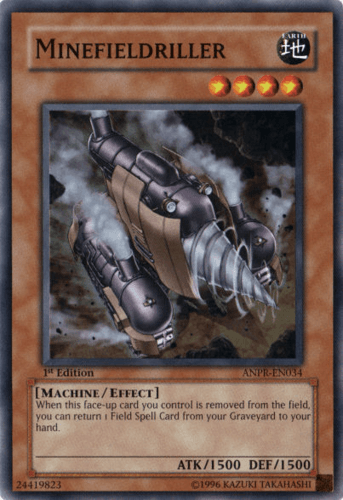 Minefieldriller - ANPR-EN034 Super Rare 1st Edition