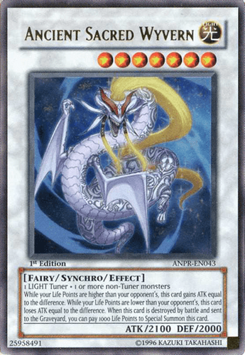 Ancient Sacred Wyvern - ANPR-EN043 Ultimate Rare 1st Edition