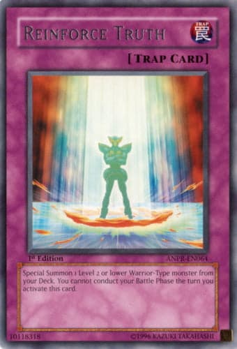 Reinforce Truth - ANPR-EN064 Rare 1st Edition