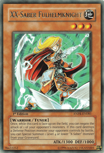 XX-Saber Fulhelmknight - ANPR-EN081 Rare 1st Edition