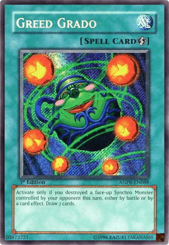Greed Grado - ANPR-EN088 Secret Rare Unlimited