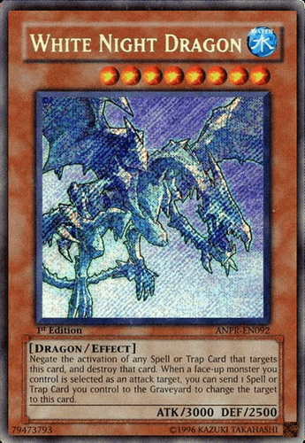 White Night Dragon - ANPR-EN092 Secret Rare Unlimited