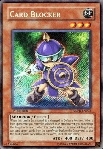 Card Blocker - ANPR-EN093 Secret Rare 1st Edition