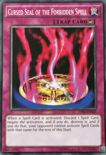Cursed Seal of the Forbidden Spell - AP06-EN028 Common Unlimited