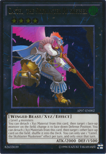 Castel, the Skyblaster Musketeer - AP07-EN002 Ultimate Rare Unlimited