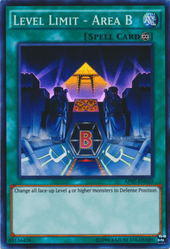 Level Limit - Area B - AP07-EN010 Super Rare Unlimited