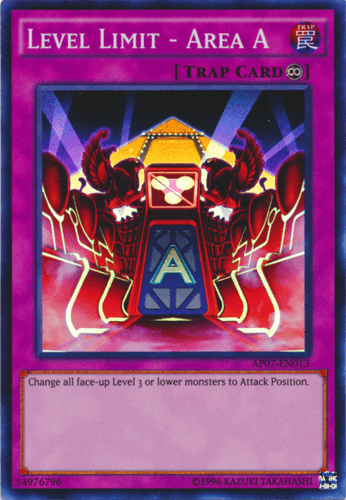 Level Limit - Area A - AP07-EN013 Super Rare Unlimited