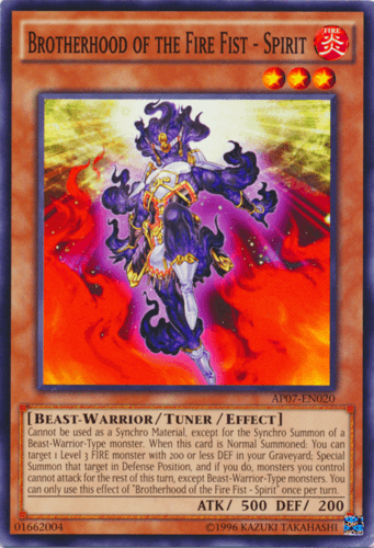 Brotherhood of the Fire Fist - Spirit - AP07-EN020 Common Unlimited
