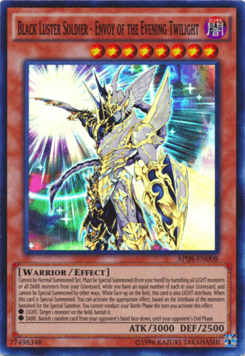 Black Luster Soldier - Envoy of the Evening Twilight - AP08-EN008 Super Rare Unlimited