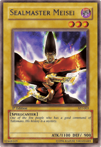 Sealmaster Meisei - AST-003 Rare 1st Edition