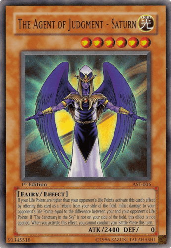 The Agent of Judgment - Saturn - AST-006 Ultra Rare Unlimited