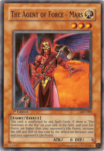 The Agent of Force - Mars - AST-009 Super Rare 1st Edition