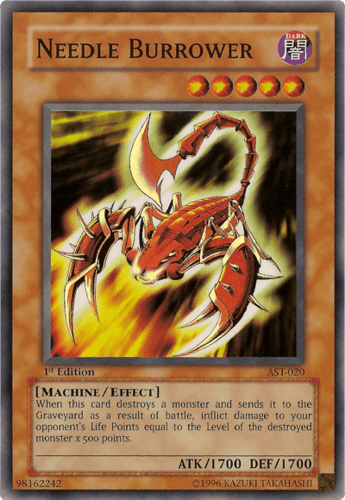 Needle Burrower - AST-020 Super Rare 1st Edition