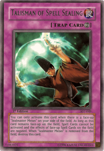 Talisman of Spell Sealing - AST-049 Rare Unlimited