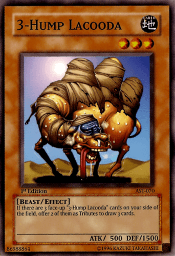 3-Hump Lacooda - AST-070 Common 1st Edition