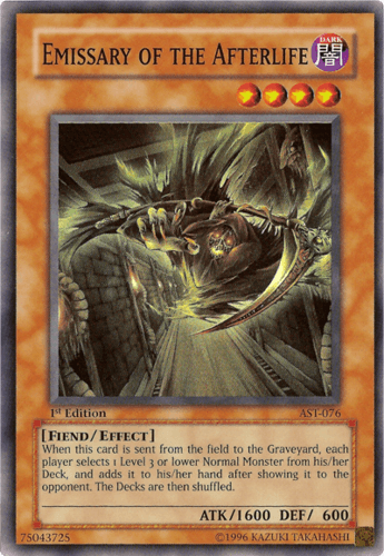 Emissary of the Afterlife - AST-076 Super Rare 1st Edition